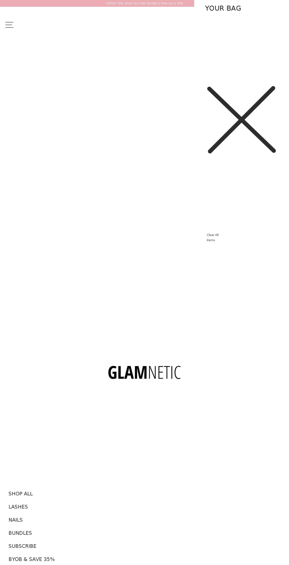 glam Shopify theme site example glamnetic.com