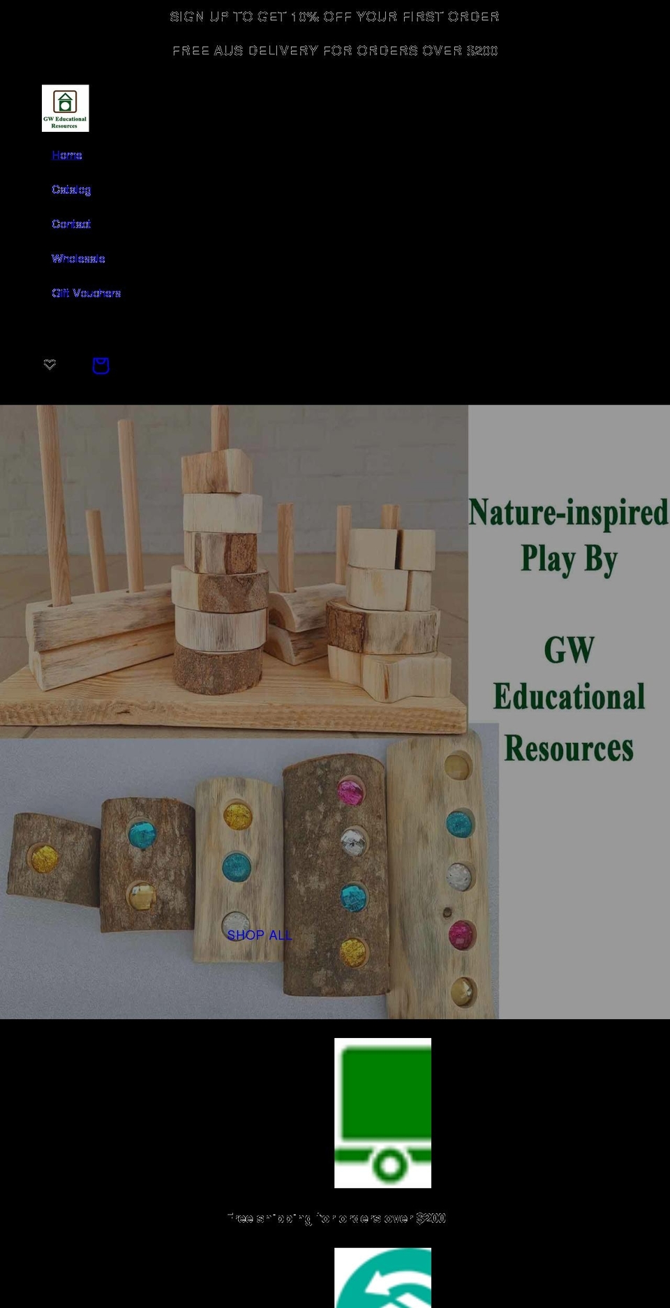 glamorouswoodcraft.com.au shopify website screenshot