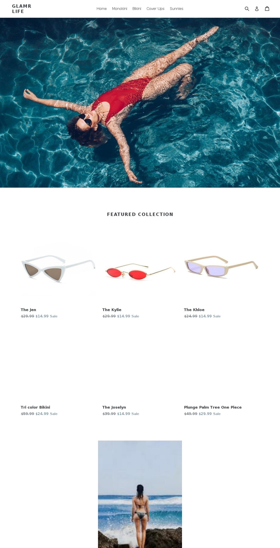 glamrlife.com — Shopify storefront screenshot