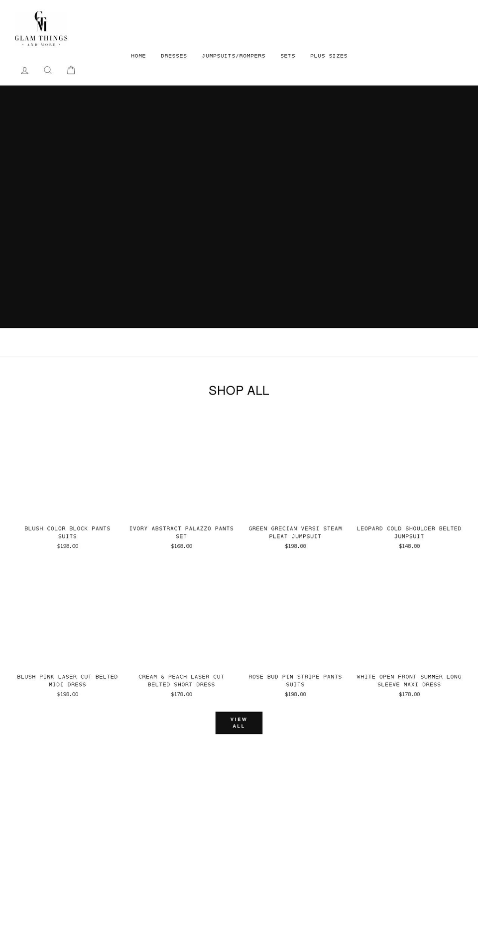 glamthingsandmore.com shopify website screenshot