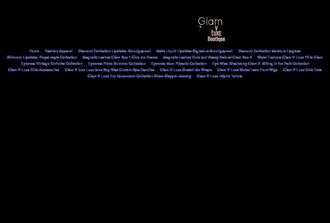 glamvluxeboutique.com shopify website screenshot