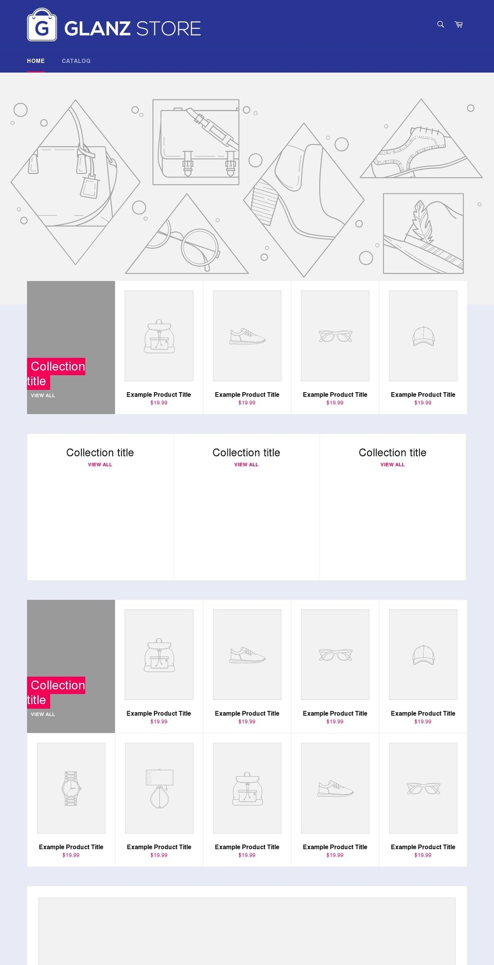 glanzstore.com — Shopify storefront screenshot