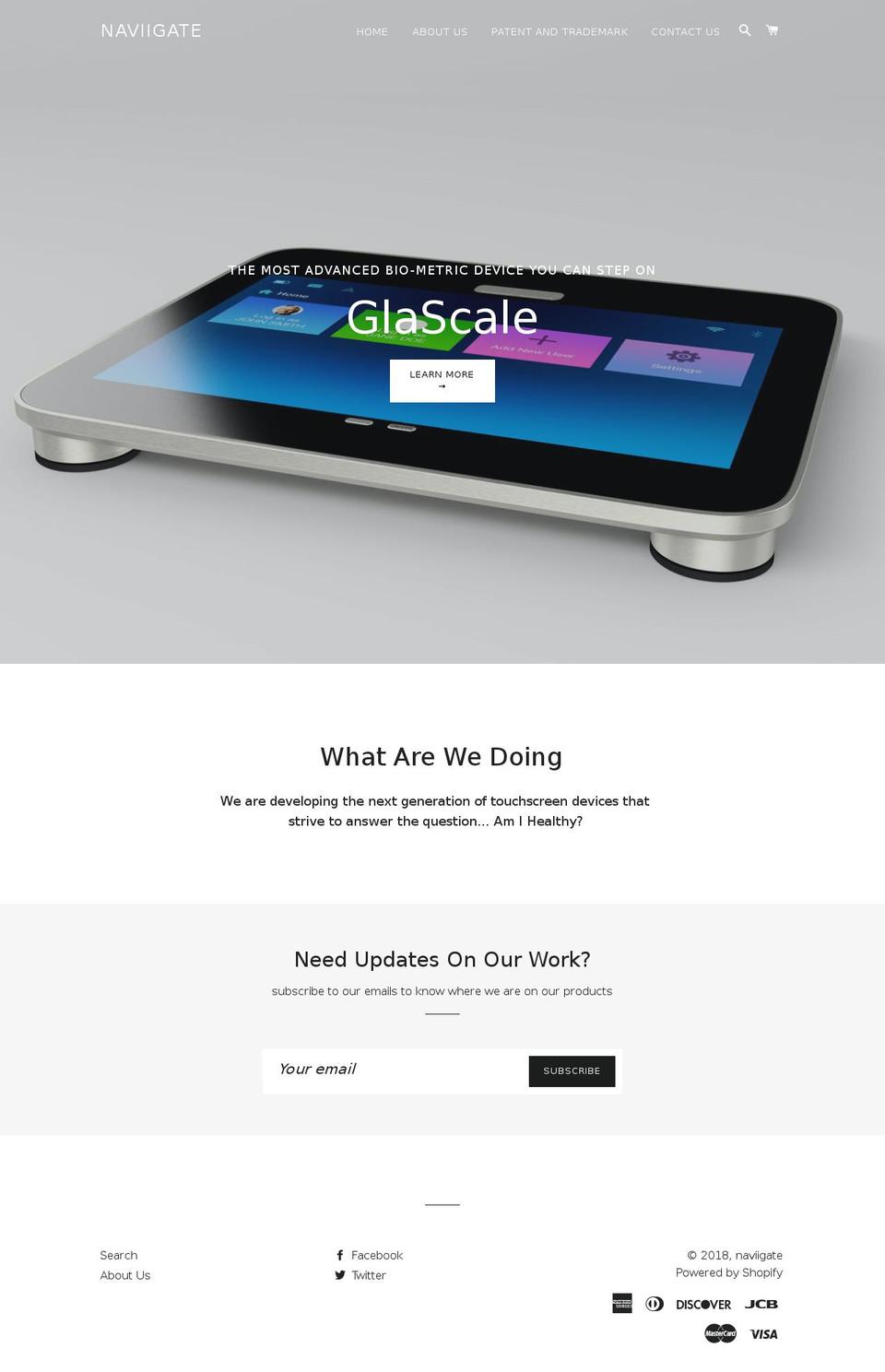 glascale.com — Shopify storefront screenshot