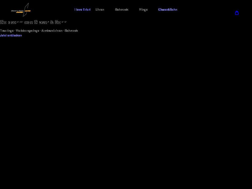 glaserundsohn.de shopify website screenshot