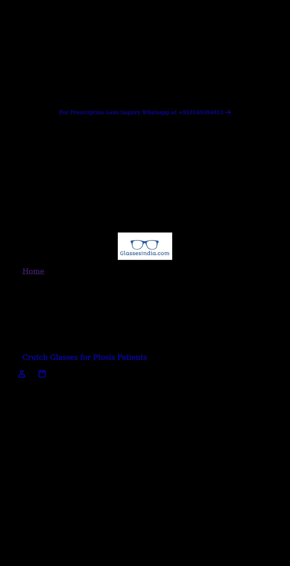 glassesindia.com shopify website screenshot