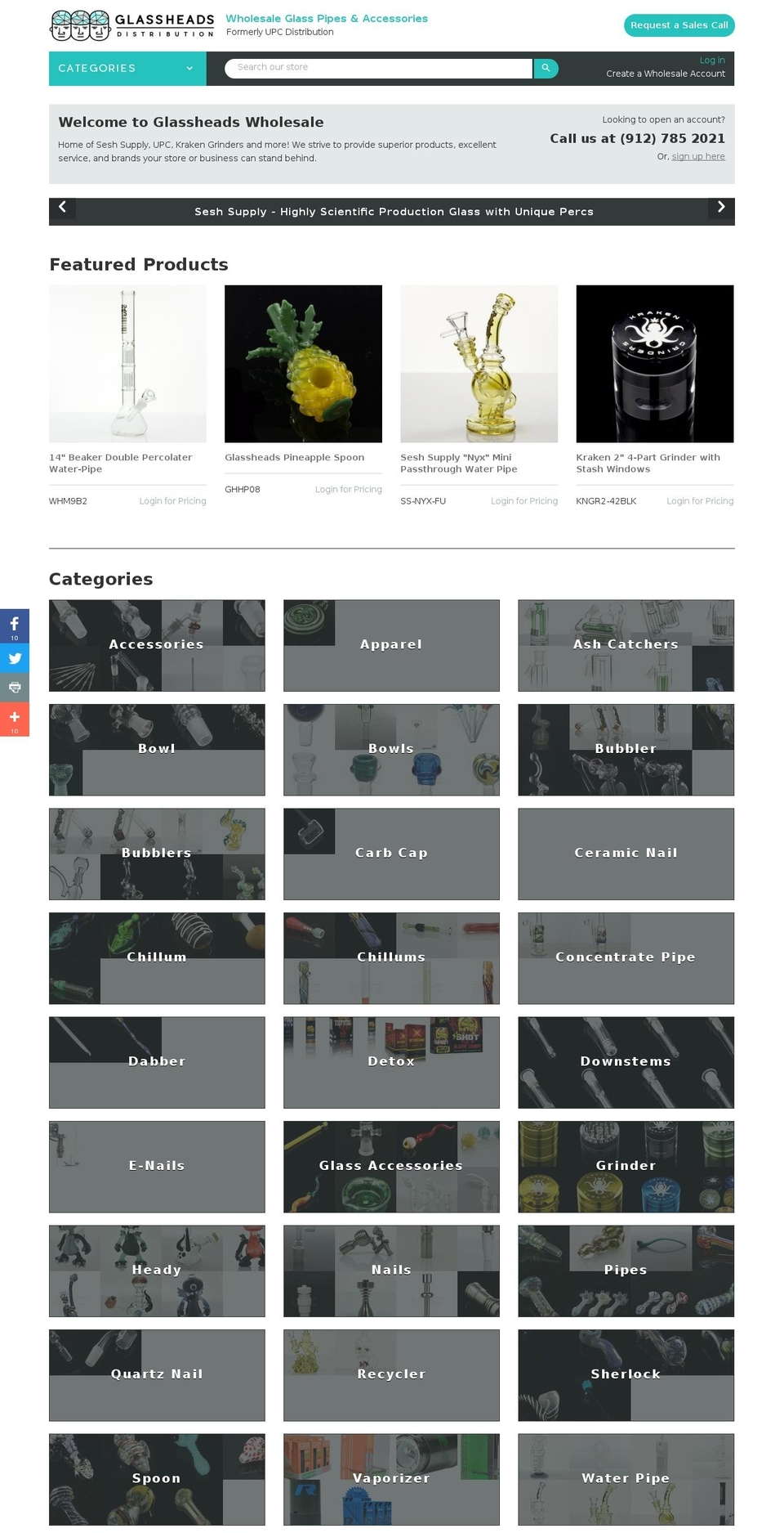 timber-2-1-4 Shopify theme site example glassheads.us