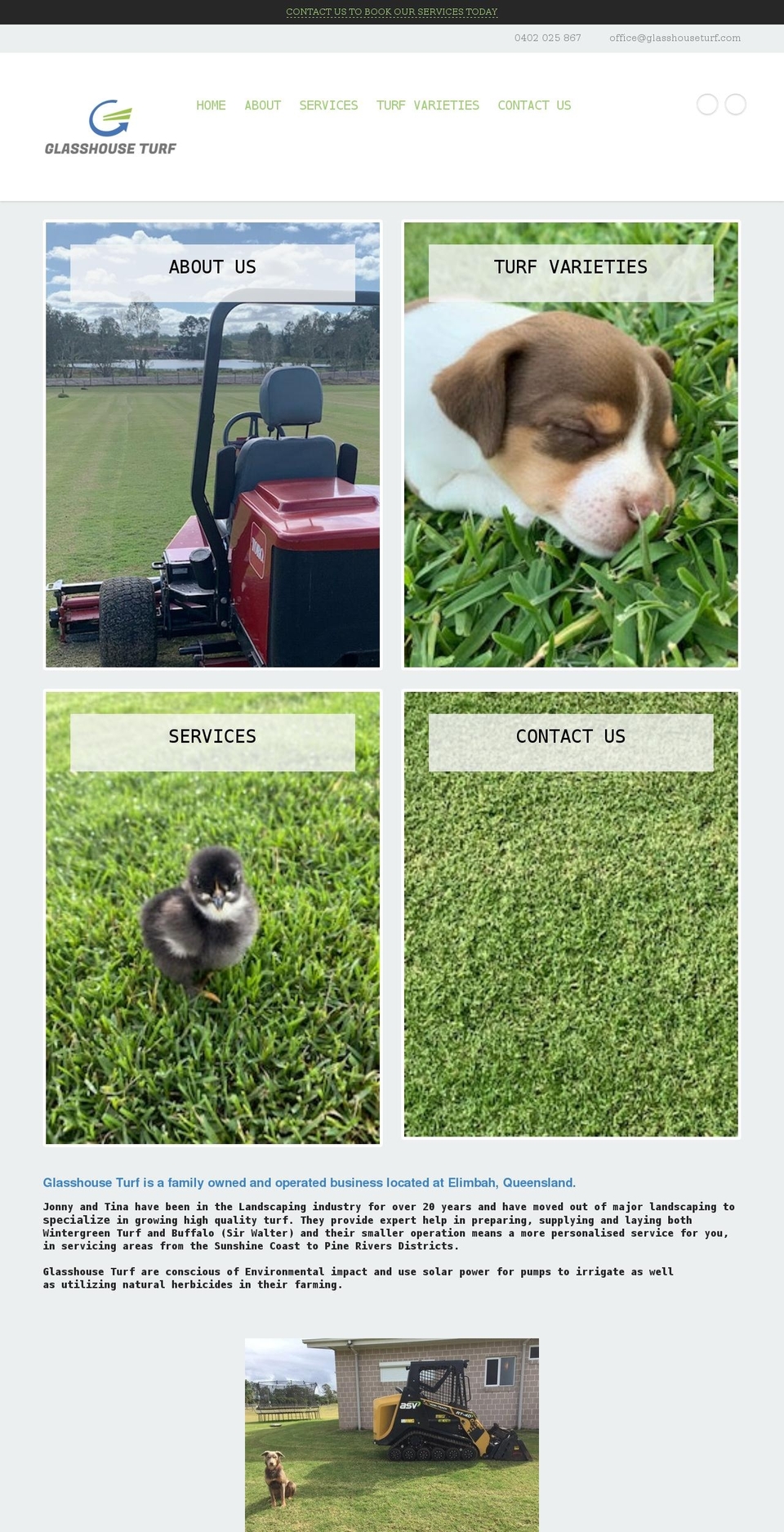 glasshouseturf.com shopify website screenshot