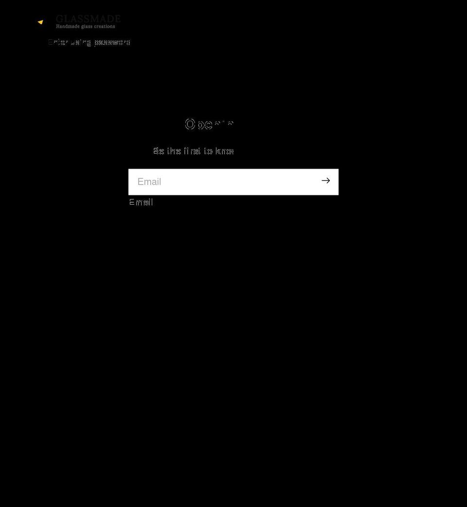 glassmade.com shopify website screenshot