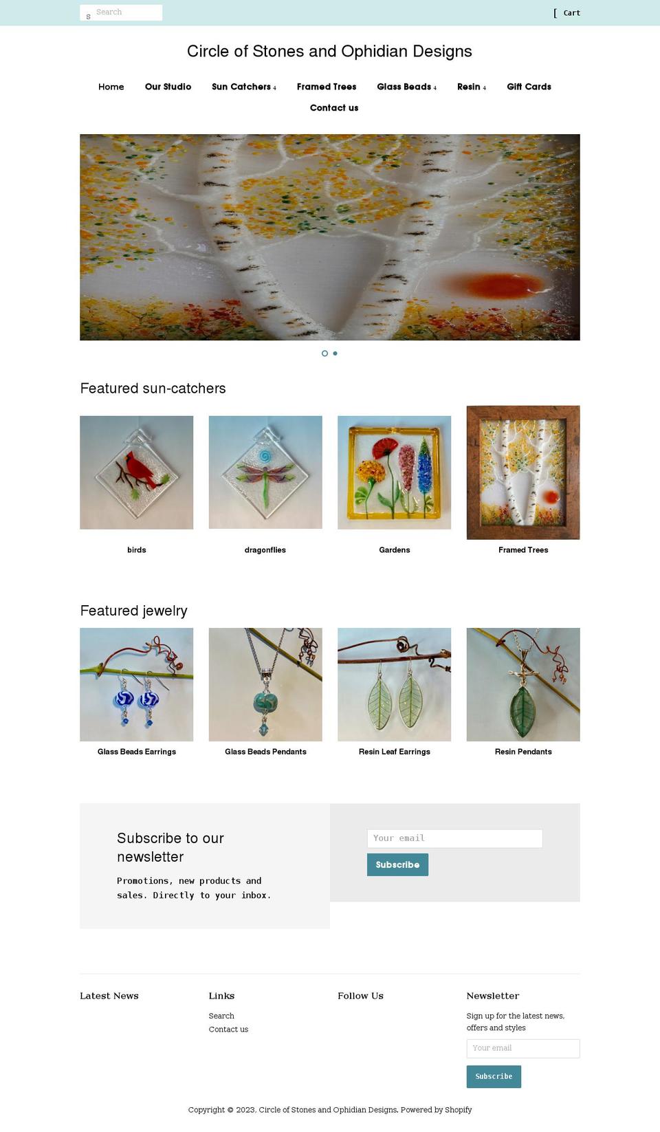 glasspiral.com shopify website screenshot