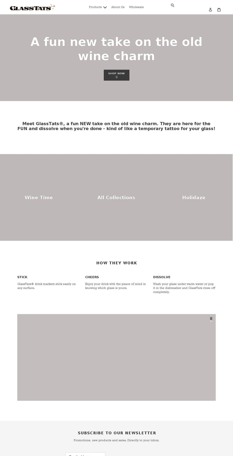 glasstats.com shopify website screenshot