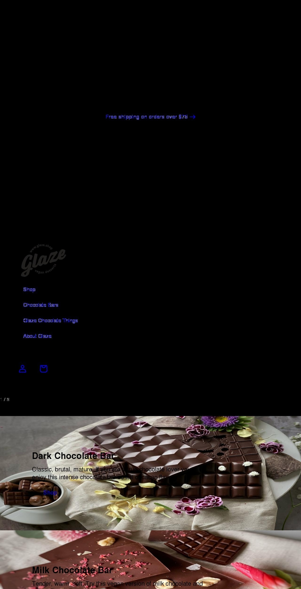 glaze.shop shopify website screenshot