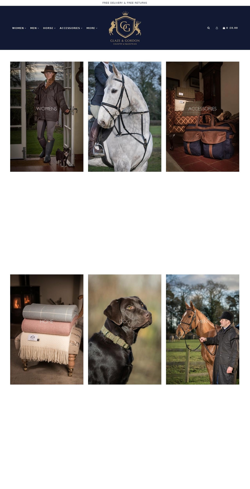 glazeandgordon.com shopify website screenshot