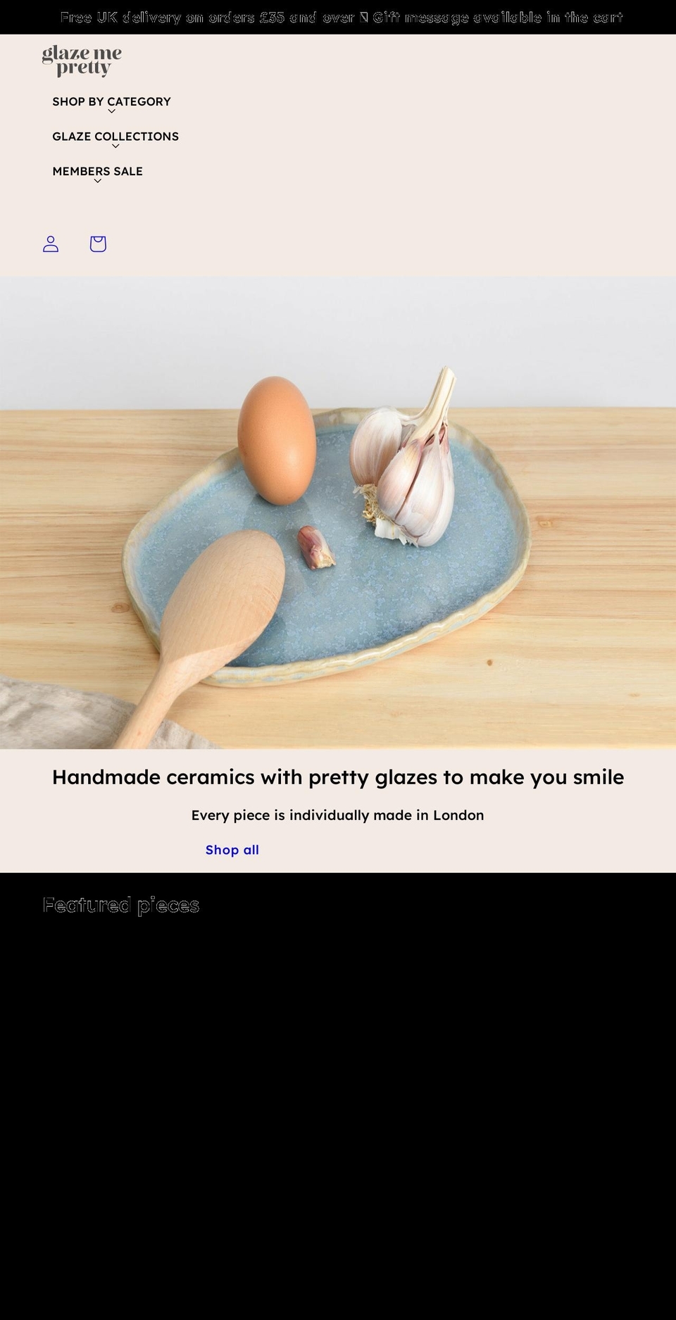 glazemepretty.com shopify website screenshot