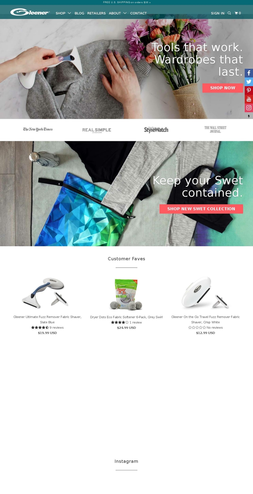 Spring Solution- Mid Rebrand Shopify theme site example gleaneredge.com