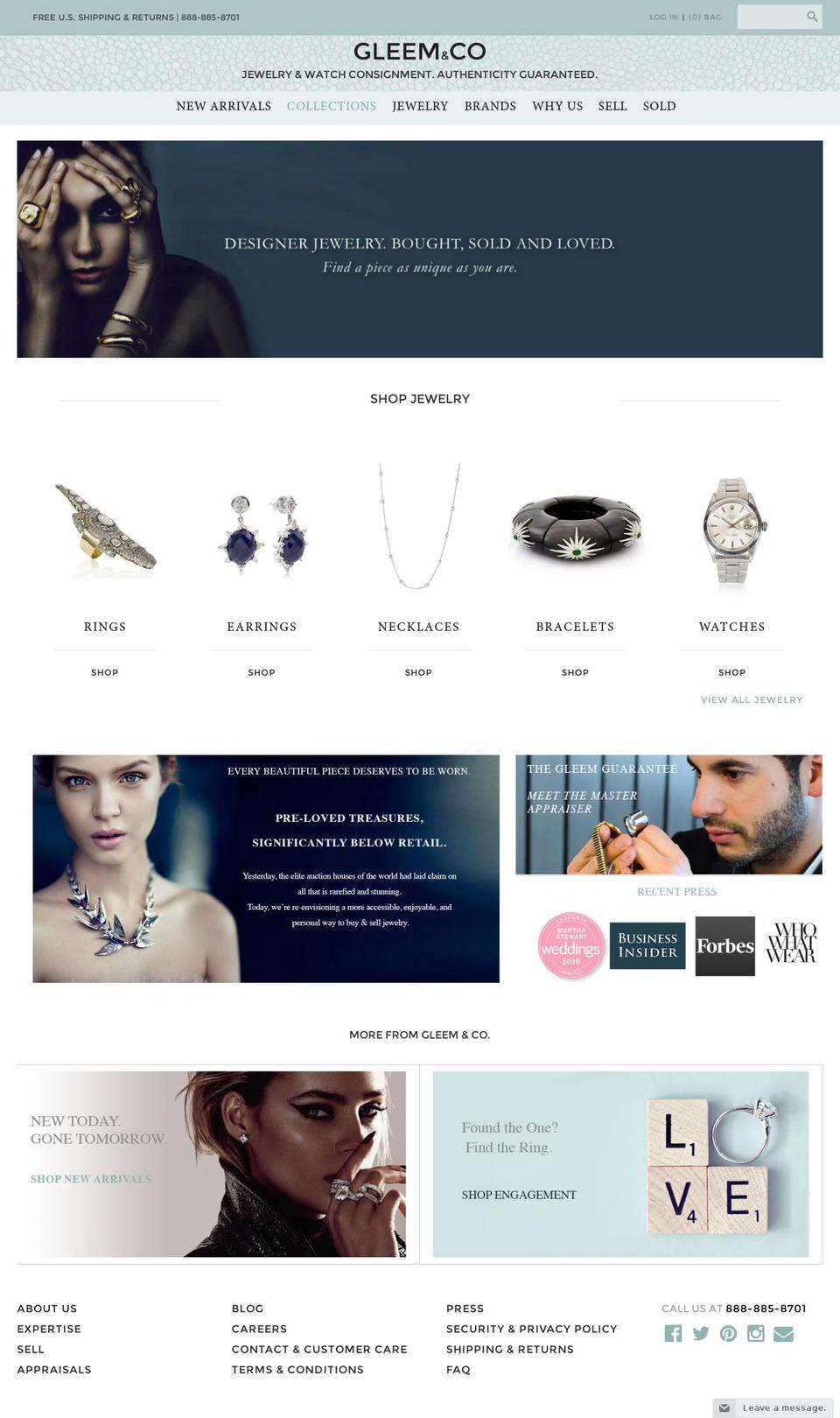 gleemco.com shopify website screenshot