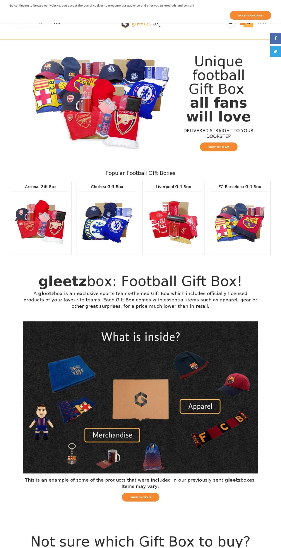 fastor-default Shopify theme site example gleetzbox.com