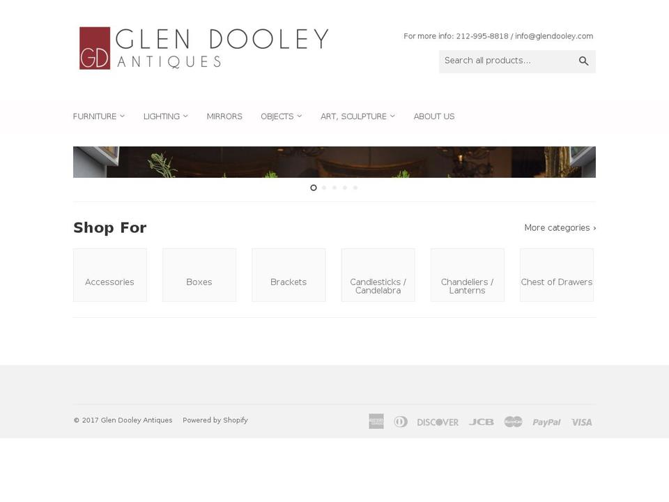 glendooley.com shopify website screenshot