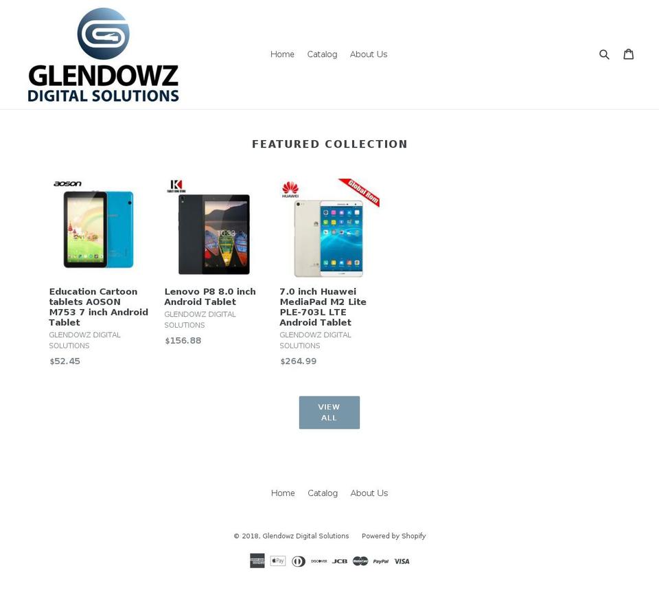 glendowzunderground.com shopify website screenshot