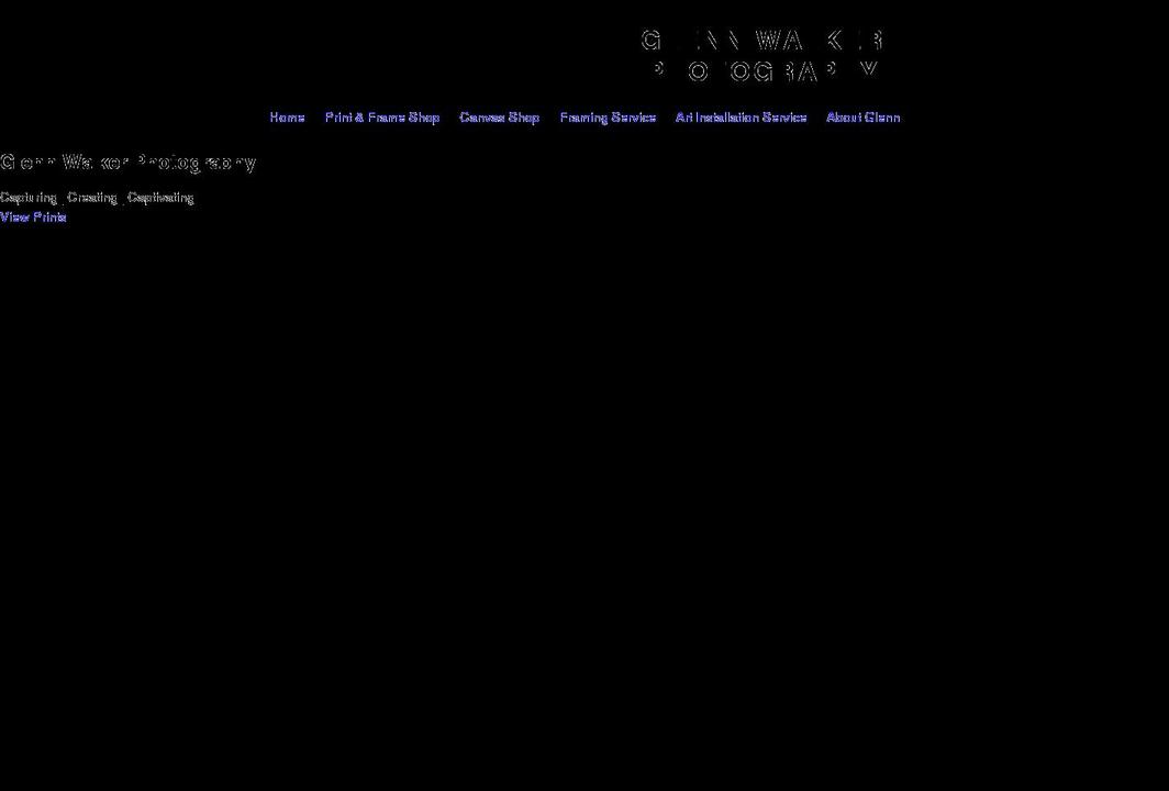 glennwalkerphotography.com shopify website screenshot