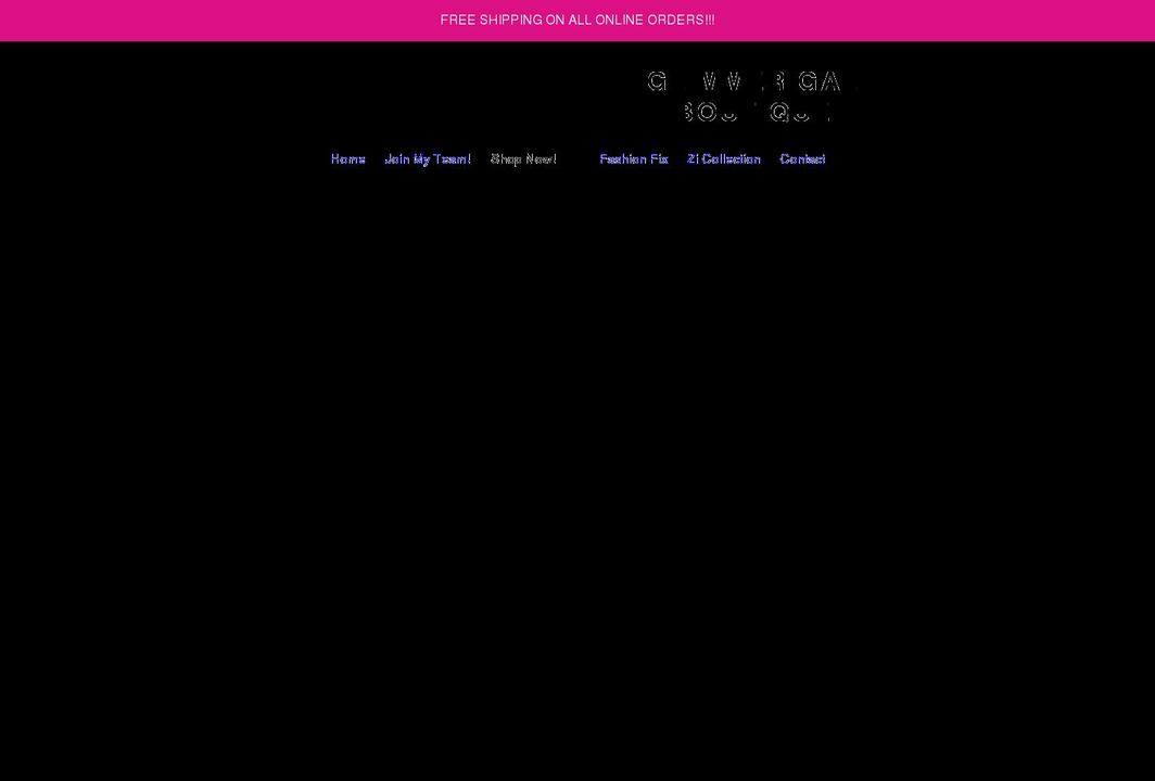 glimmergal.com shopify website screenshot