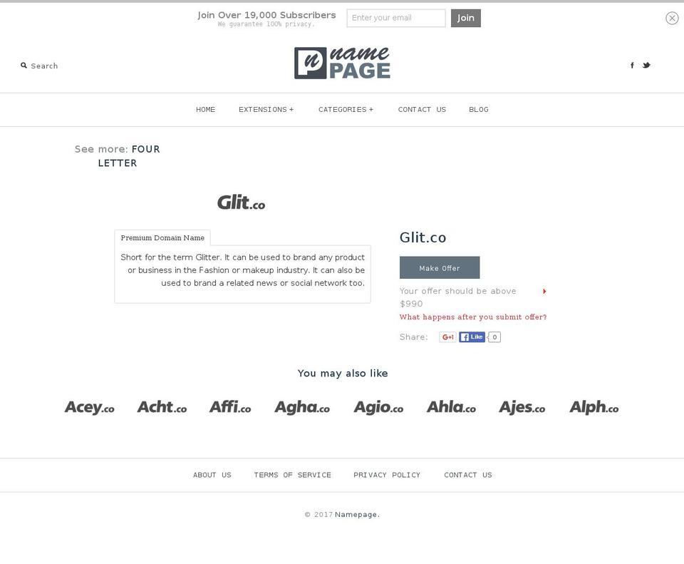 glit.co shopify website screenshot