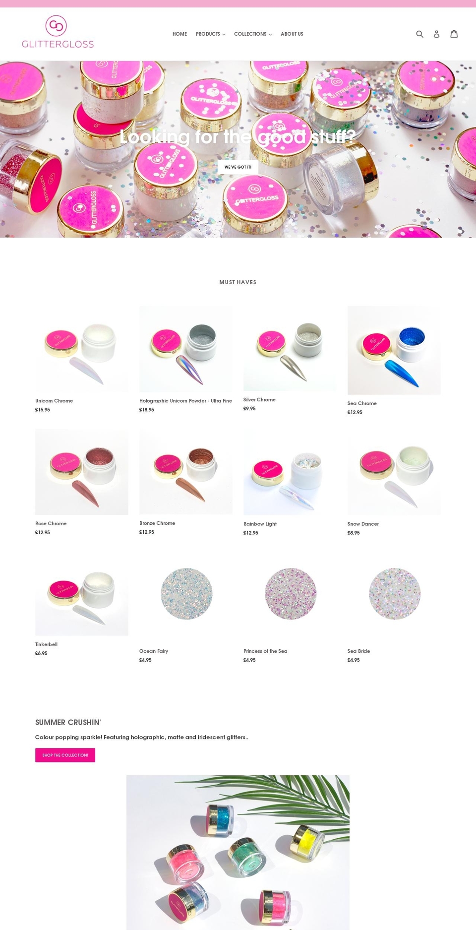 Copy of Copy of Debut Shopify theme site example glitter-gloss.com