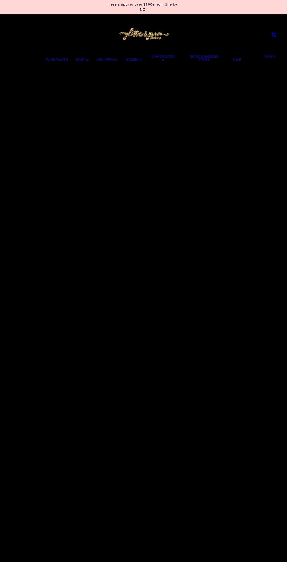 glitterandgracenc.com shopify website screenshot