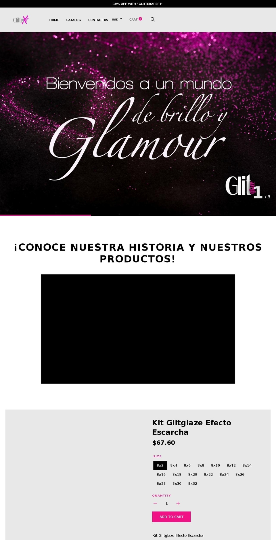 glitterxpert.com — Shopify storefront screenshot