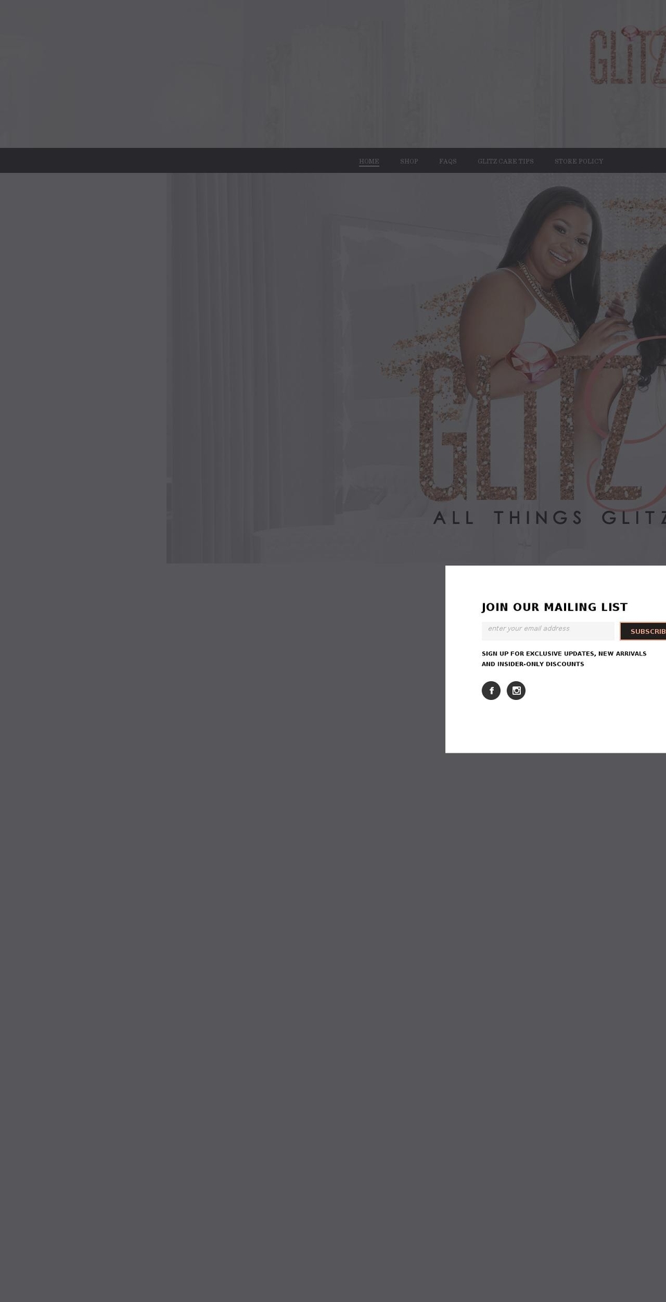 glitzbeautyatl.com shopify website screenshot