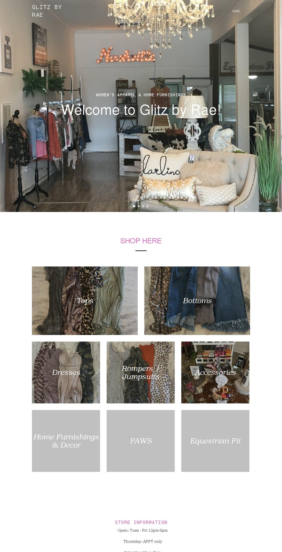 glitzbyrae1.com shopify website screenshot