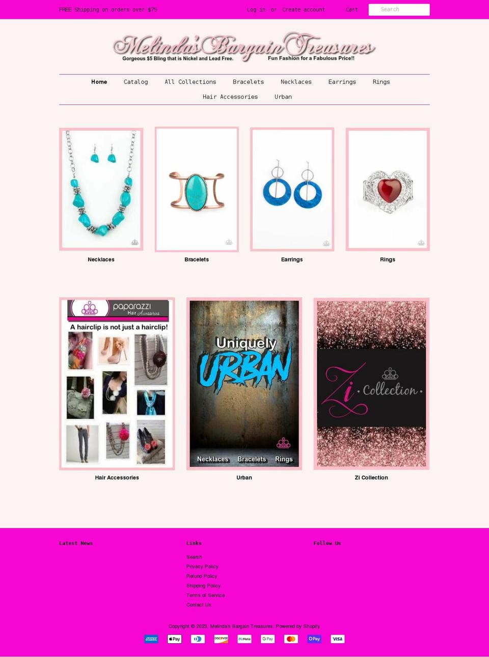 glitzybargains.com shopify website screenshot