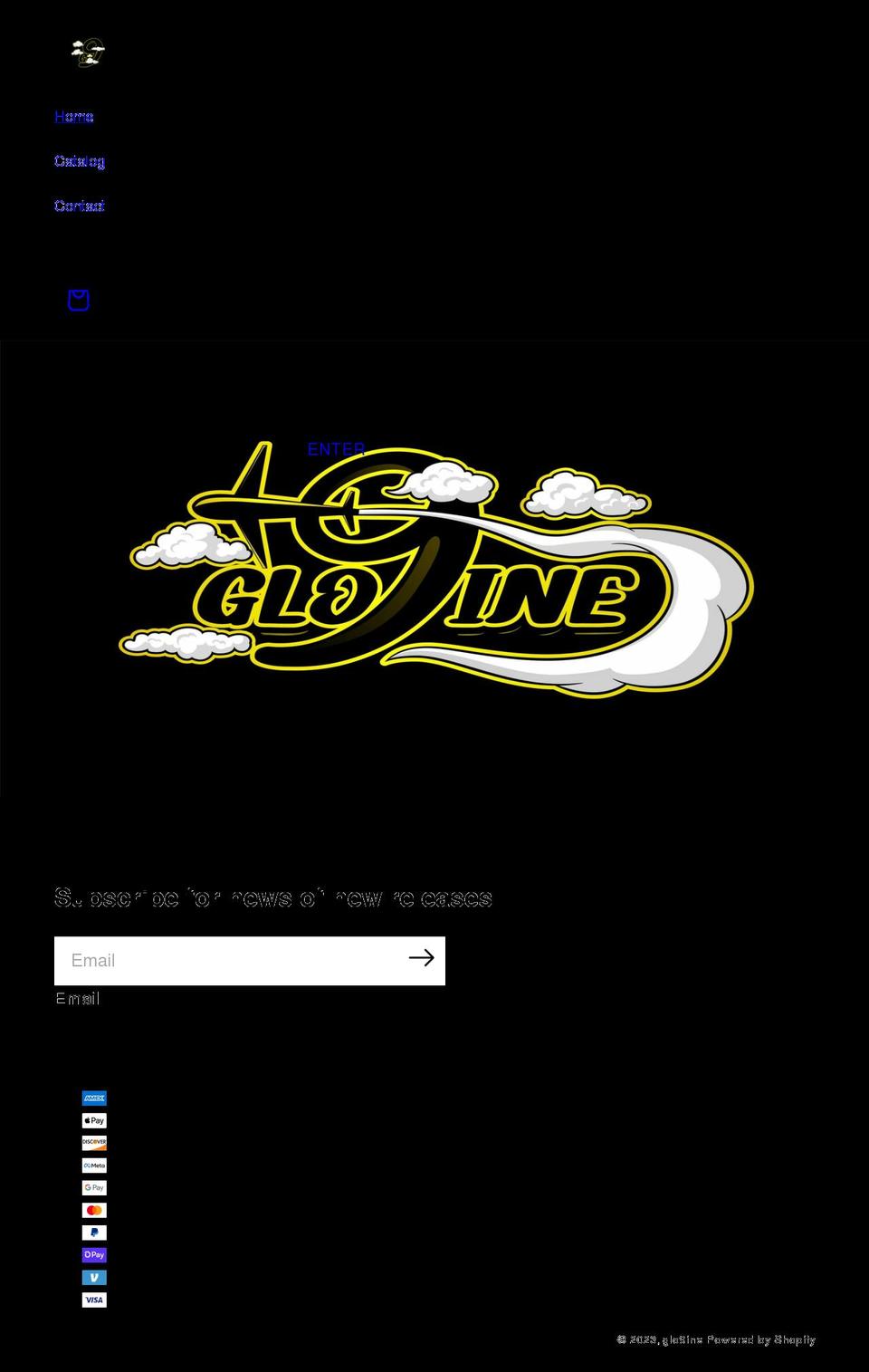 glo9ine.com shopify website screenshot