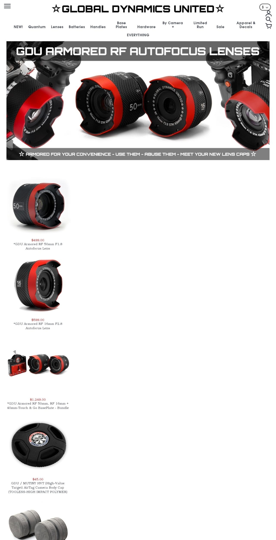 global-dynamics-united.myshopify.com shopify website screenshot