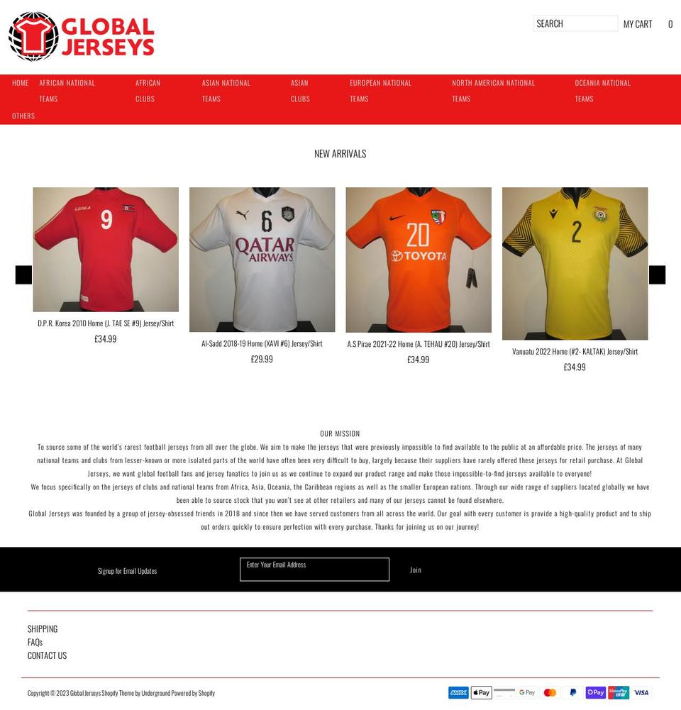 global-jerseys.com shopify website screenshot