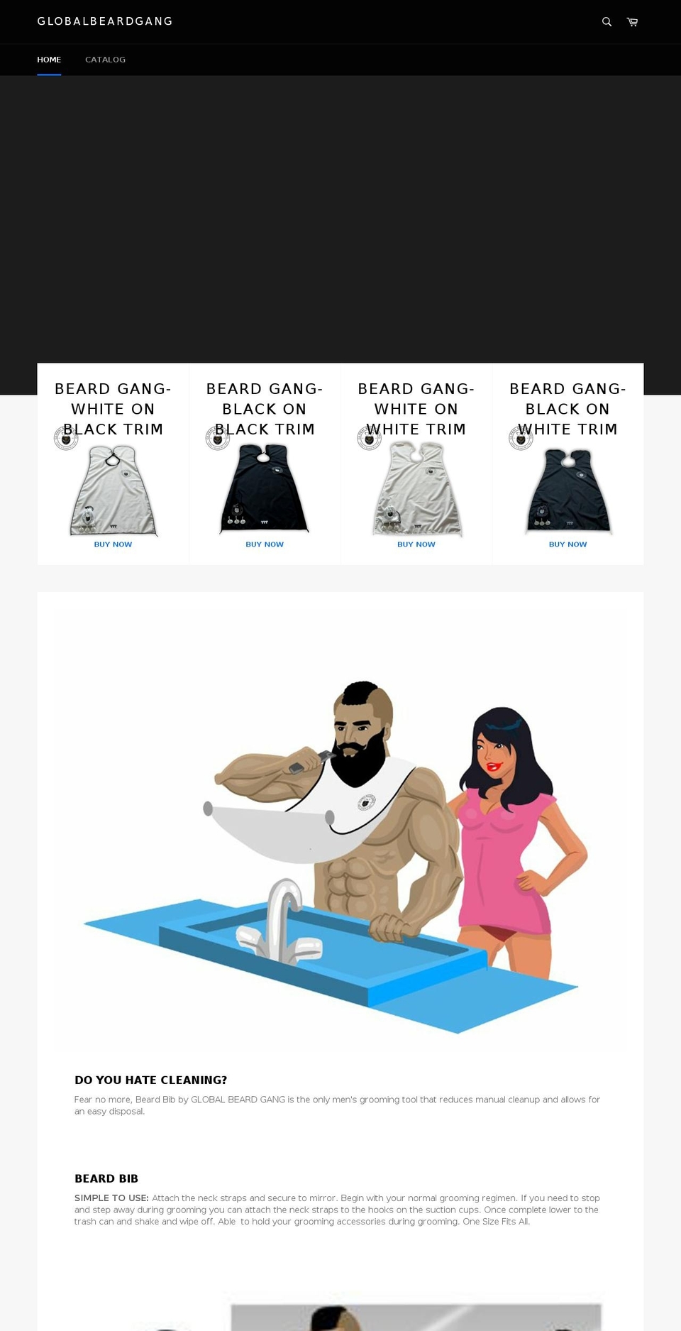 globalbeardgang.com — Shopify storefront screenshot
