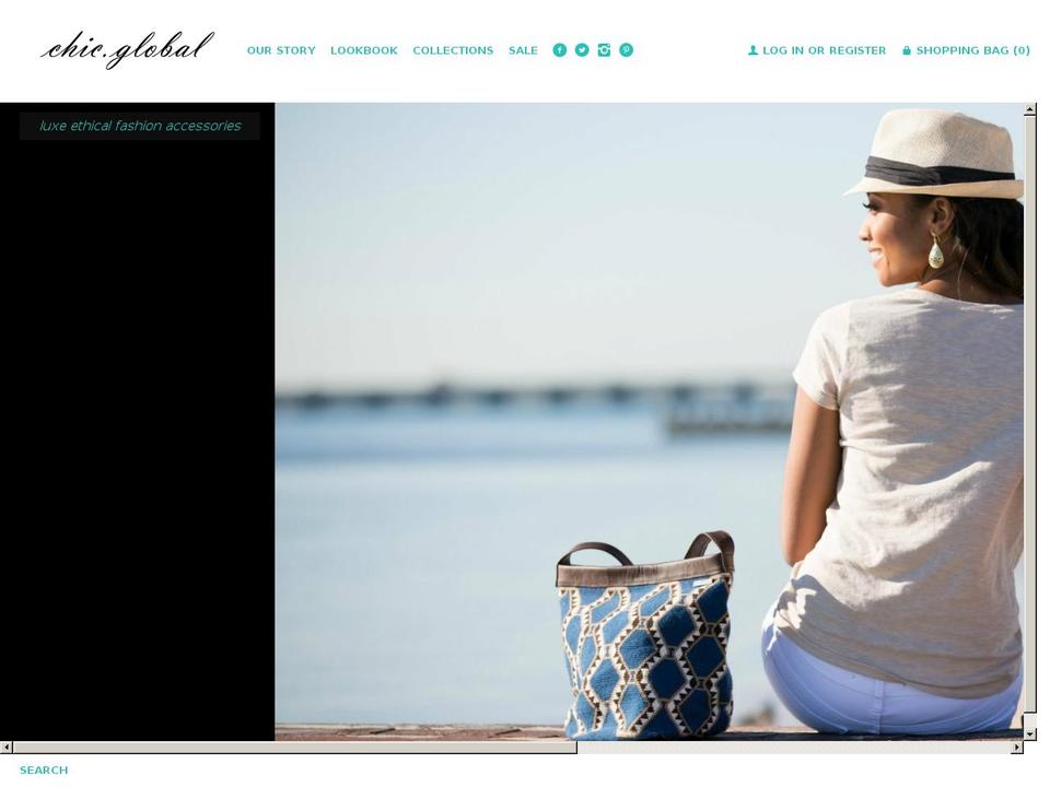 globalchicboutique.com shopify website screenshot