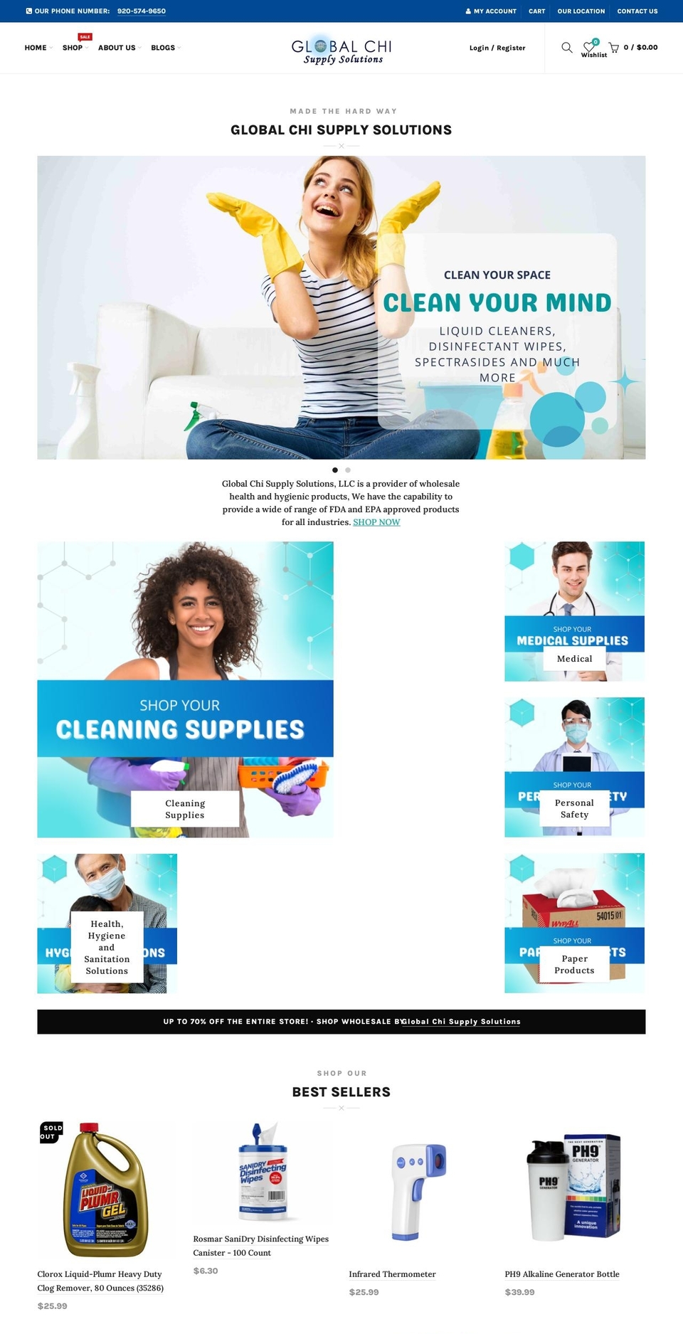 globalchisupply.com shopify website screenshot
