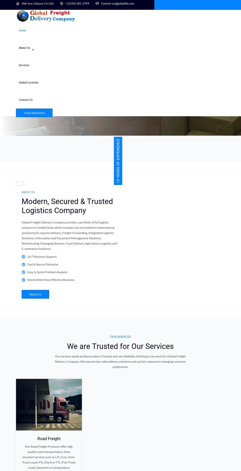 globalfdc.com shopify website screenshot