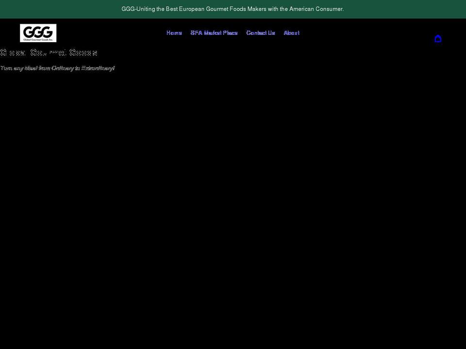 globalgourmetgoods.com shopify website screenshot