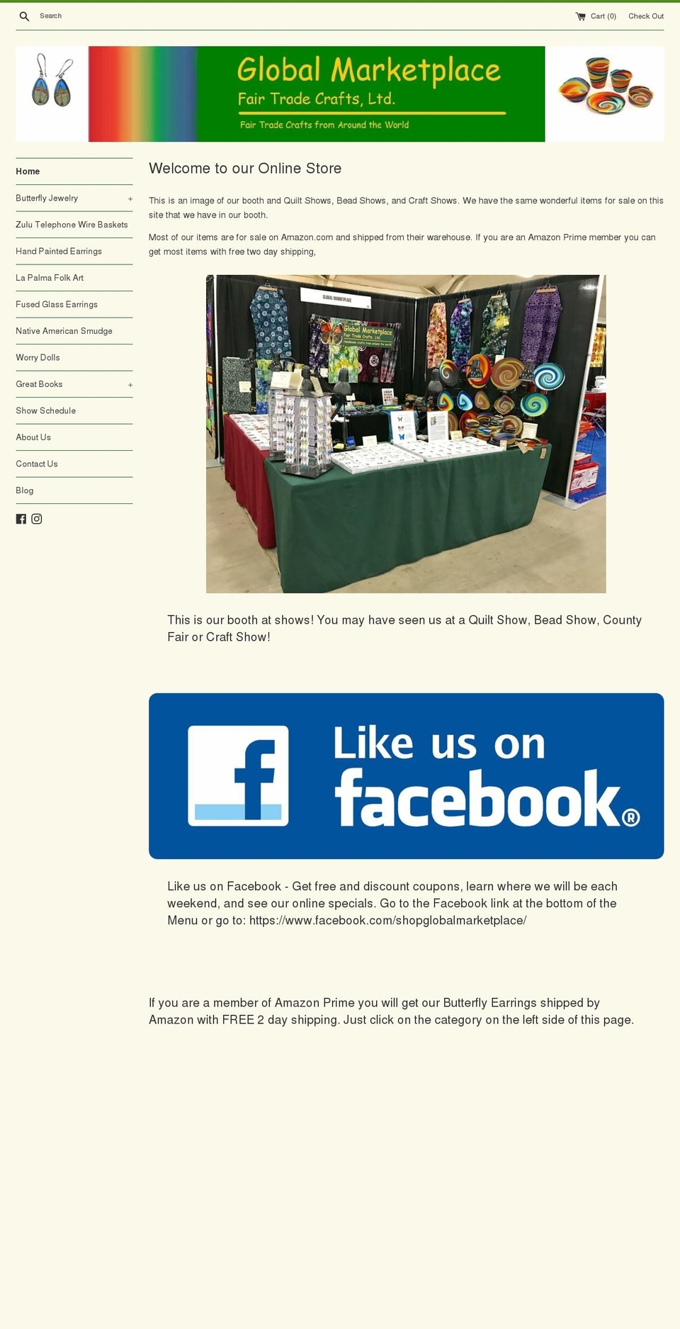 globalmarketplace.net shopify website screenshot