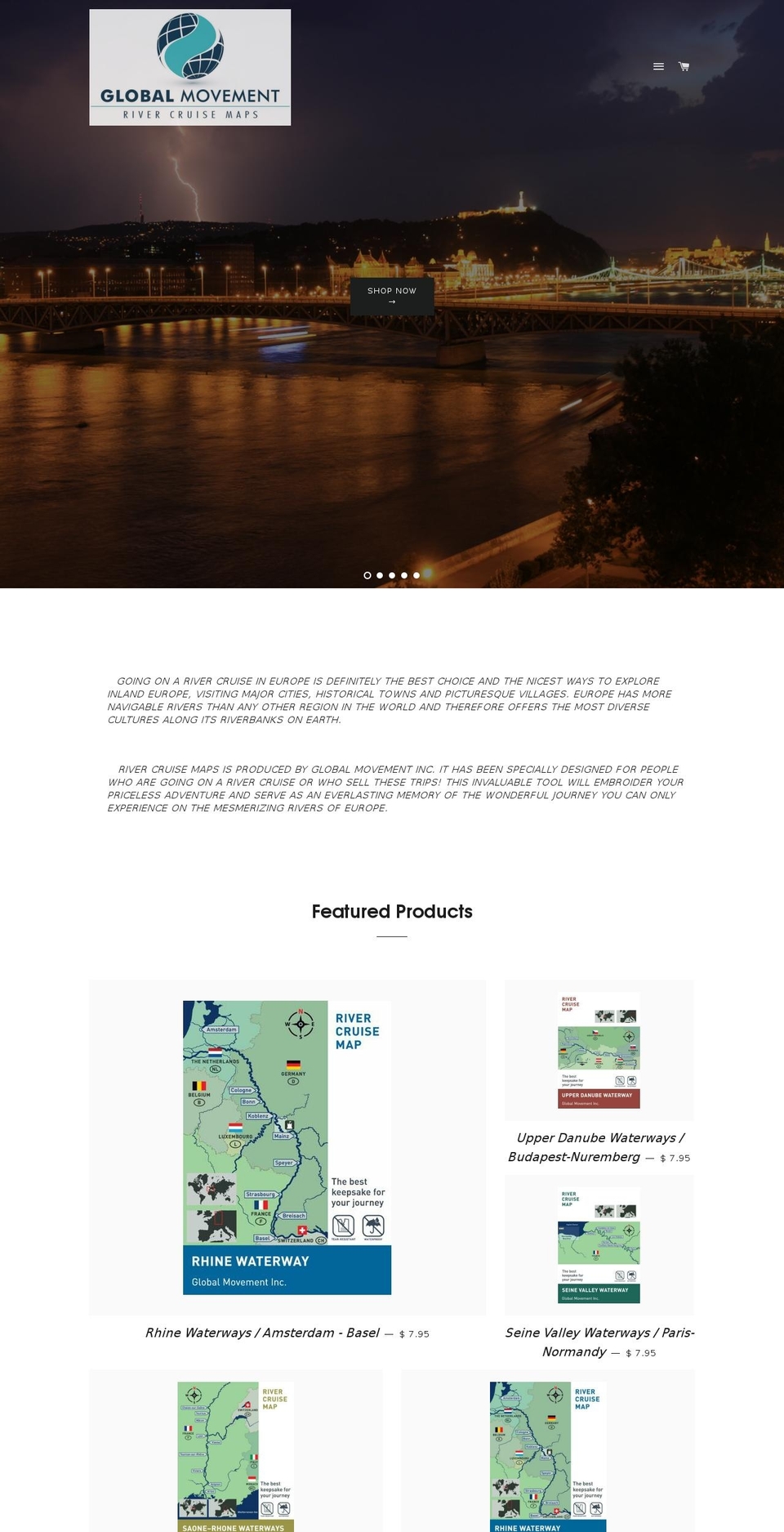 globalmovementinc.com shopify website screenshot