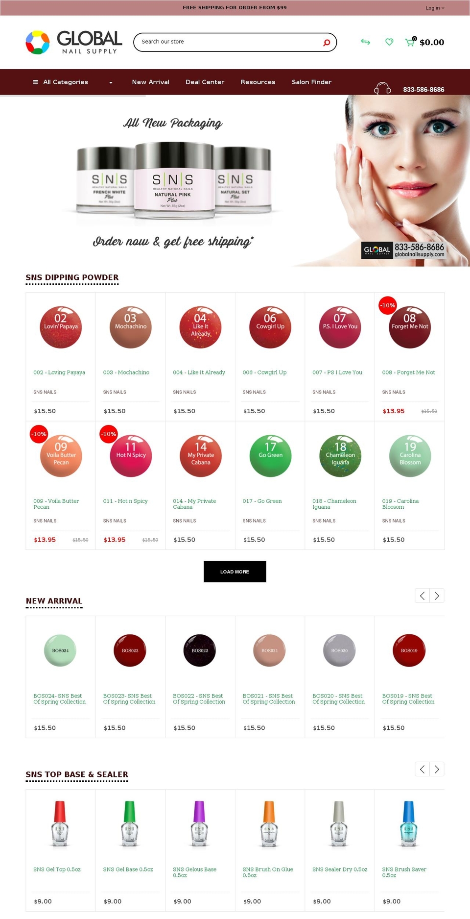 elextron-drag-drop-v1-2 Shopify theme site example globalnailsupply.com