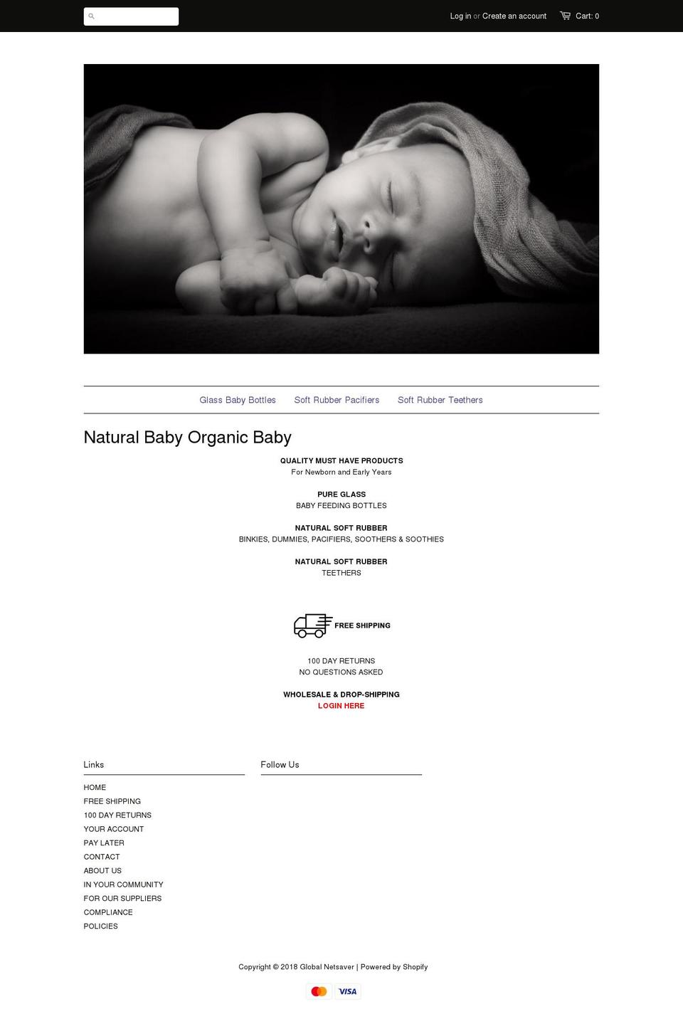 globalnetsaver.com — Shopify storefront screenshot