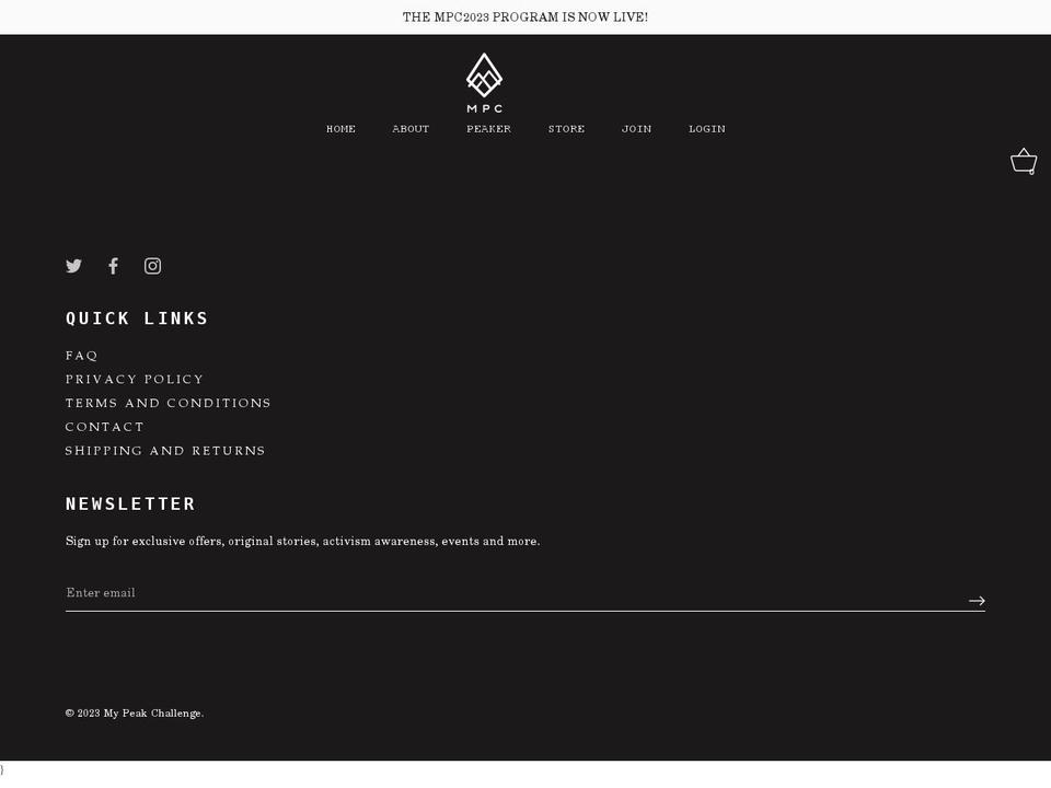 globalpeakercommunity.com — Shopify storefront screenshot