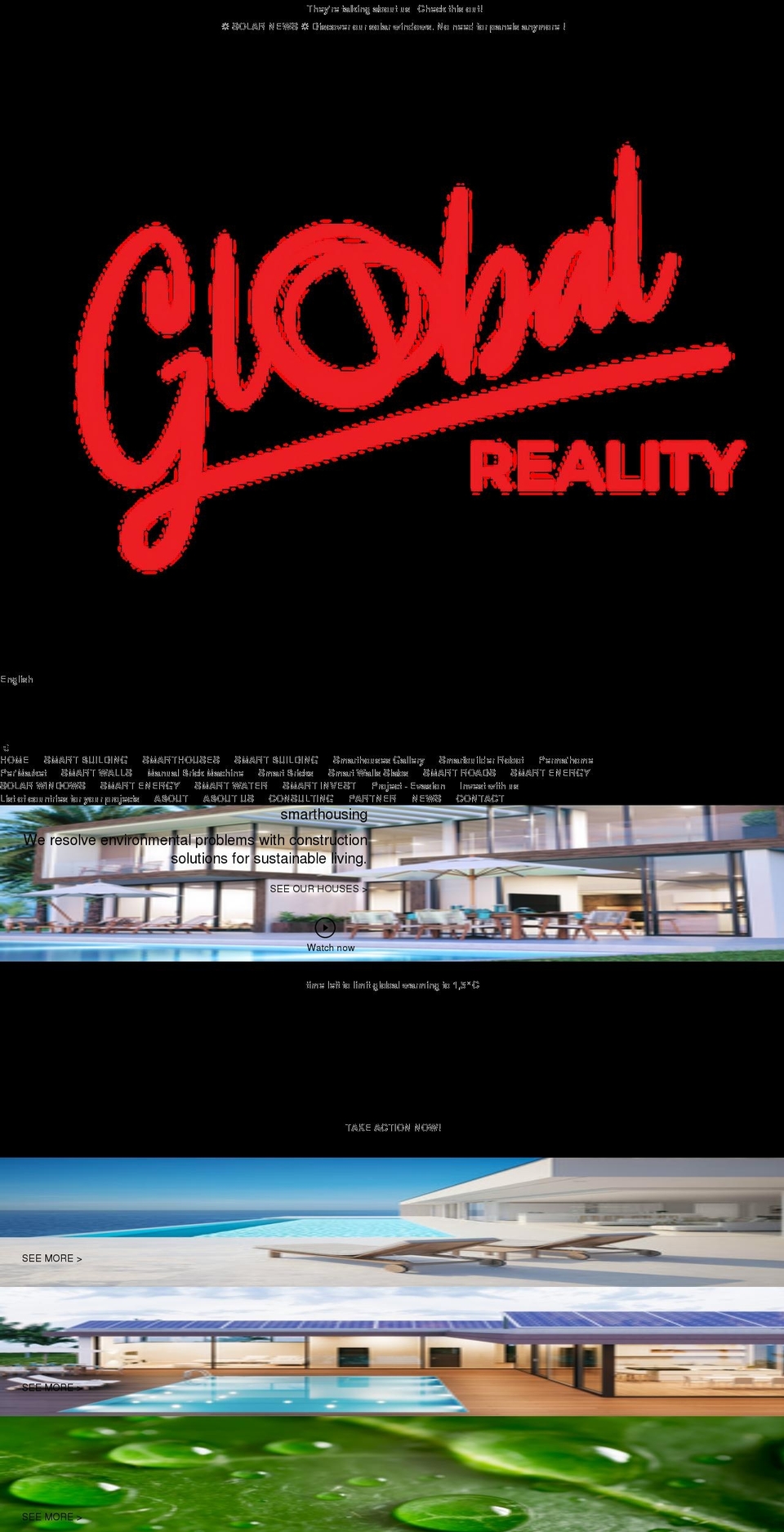 globalreality-ltd.com shopify website screenshot