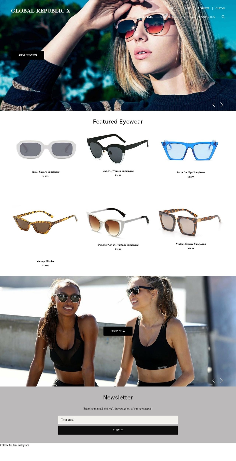 globalrepublicx.com — Shopify storefront screenshot