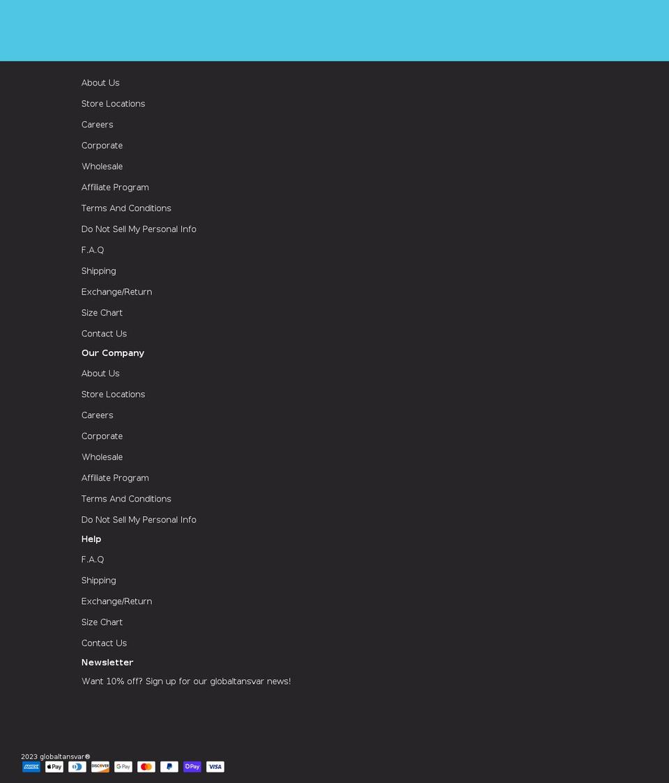globaltansvar.com shopify website screenshot