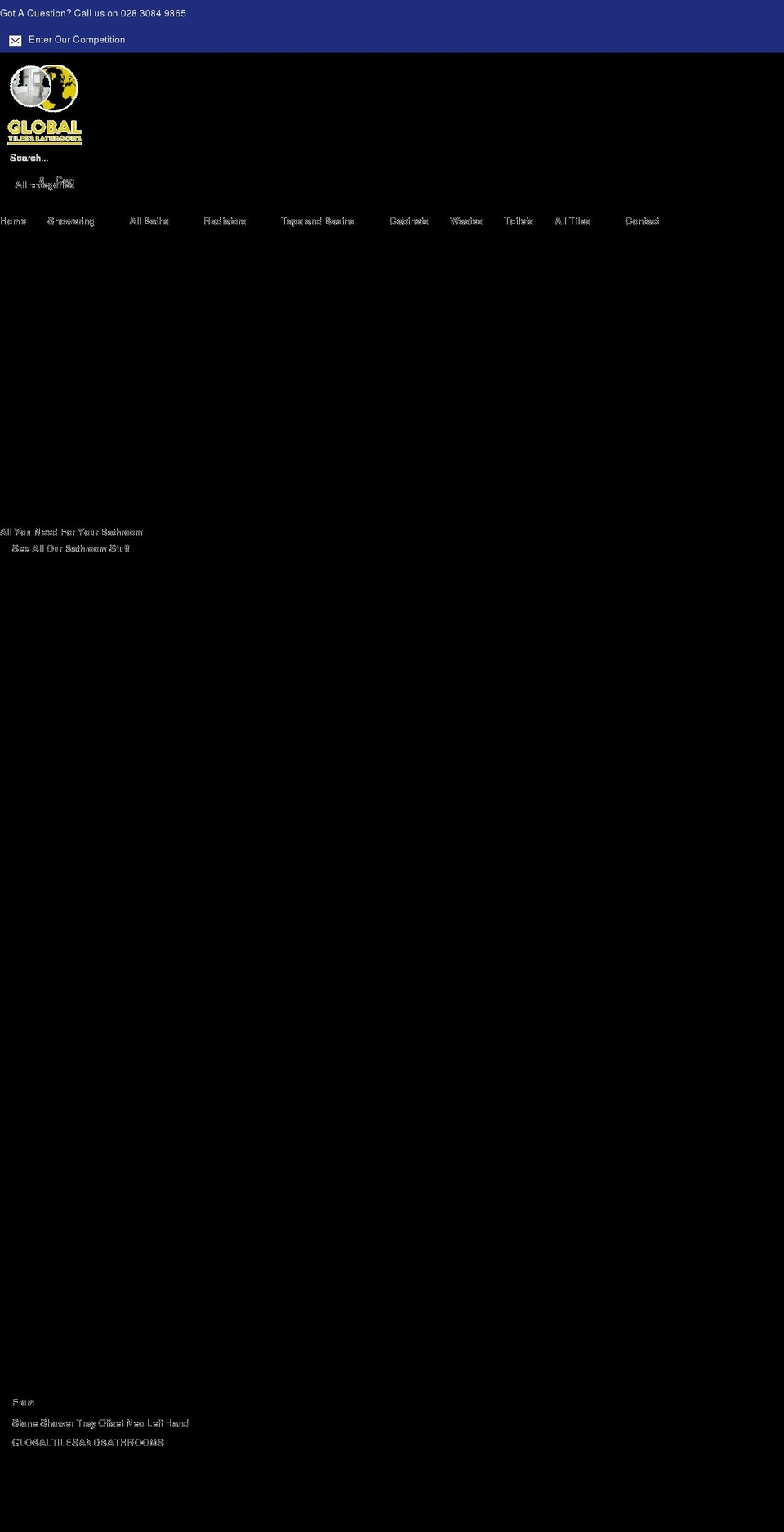 globaltilesandbathrooms.com shopify website screenshot