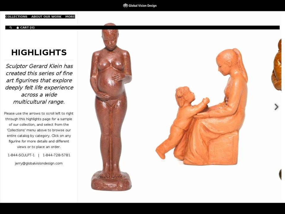 globalvisiondesigns.org shopify website screenshot
