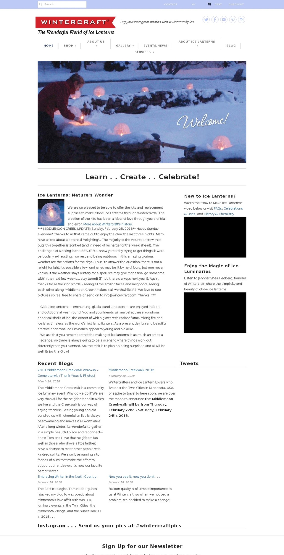 globeicelanterns.com — Shopify storefront screenshot